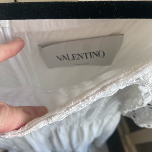 Valentino White Summer Tiered Maxi Dress Spa Collection - Picture 9 of 10